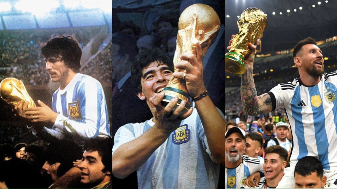 Los campeones del mundo en 1978, 1986 y 2022 con Argentina disputarán un partido en homenaje a Diego Maradona