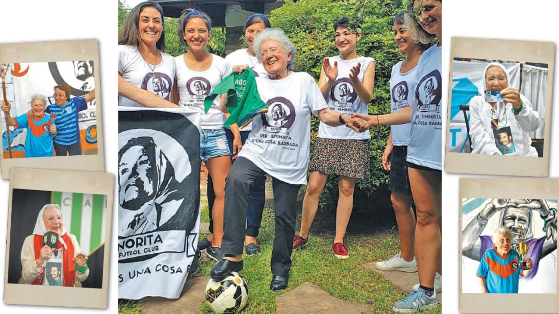 Norita Cortiñas, una luchadora con la 10 en la espalda que apoyó el fútbol feminista