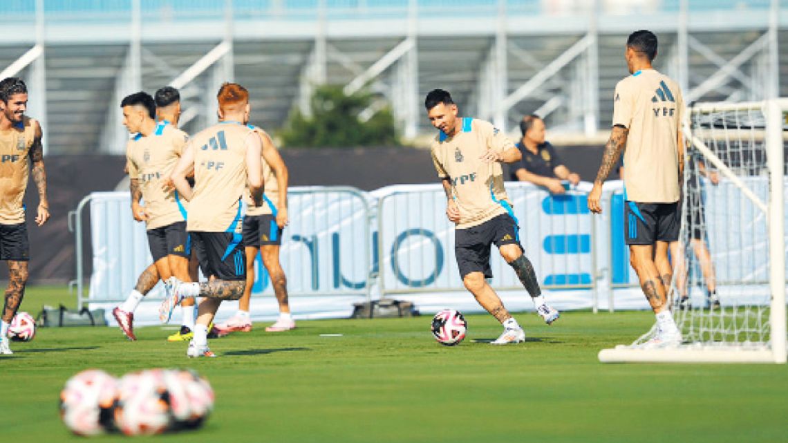La Scaloneta empieza a ensayar su plan para retener la Copa América en Estados Unidos