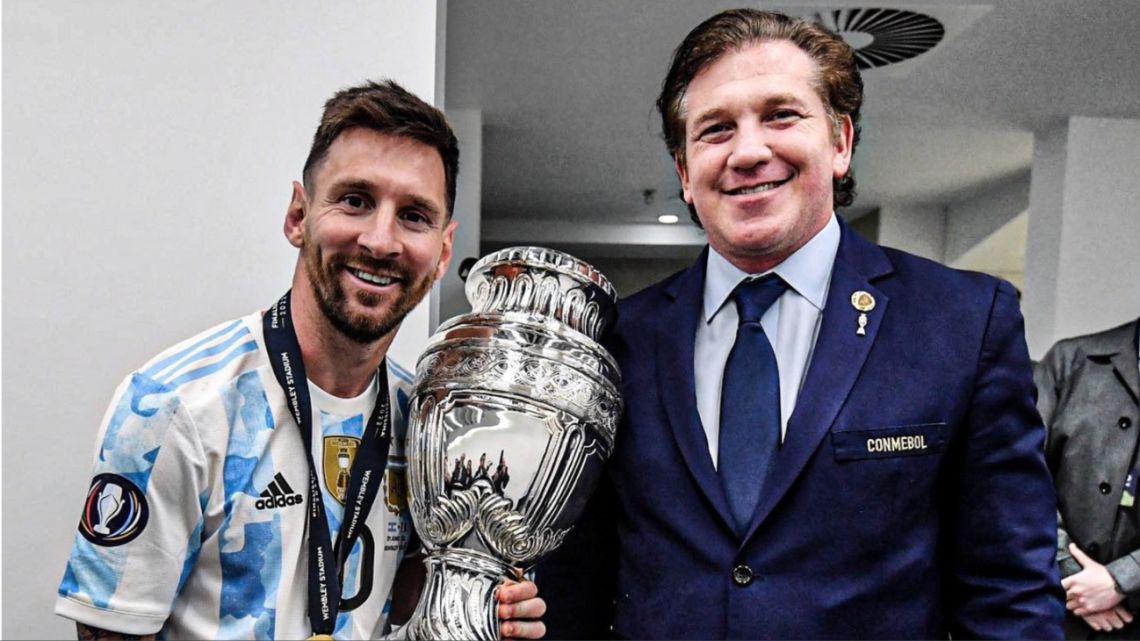 Alejandro Domínguez le respondió a M’bappé con una chicana al fútbol de Europa: “Acá está la más competitiva de la historia”