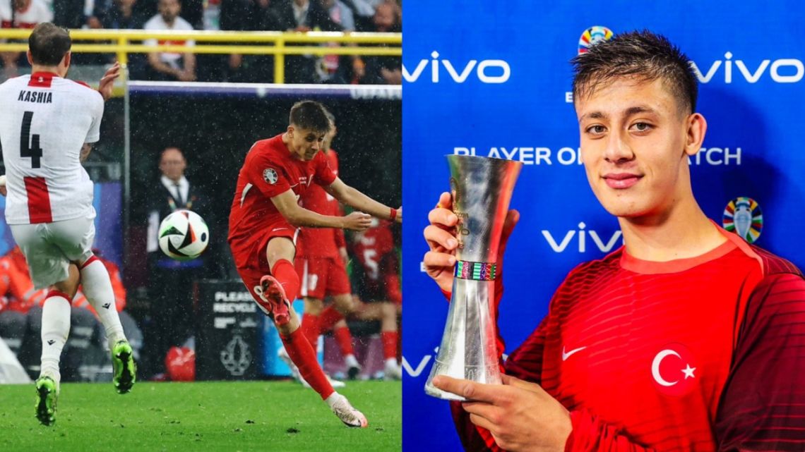 Arda Güller deslumbra con un golazo: el joven turco que comparan con Messi y que rompió un récord de Cristiano Ronaldo