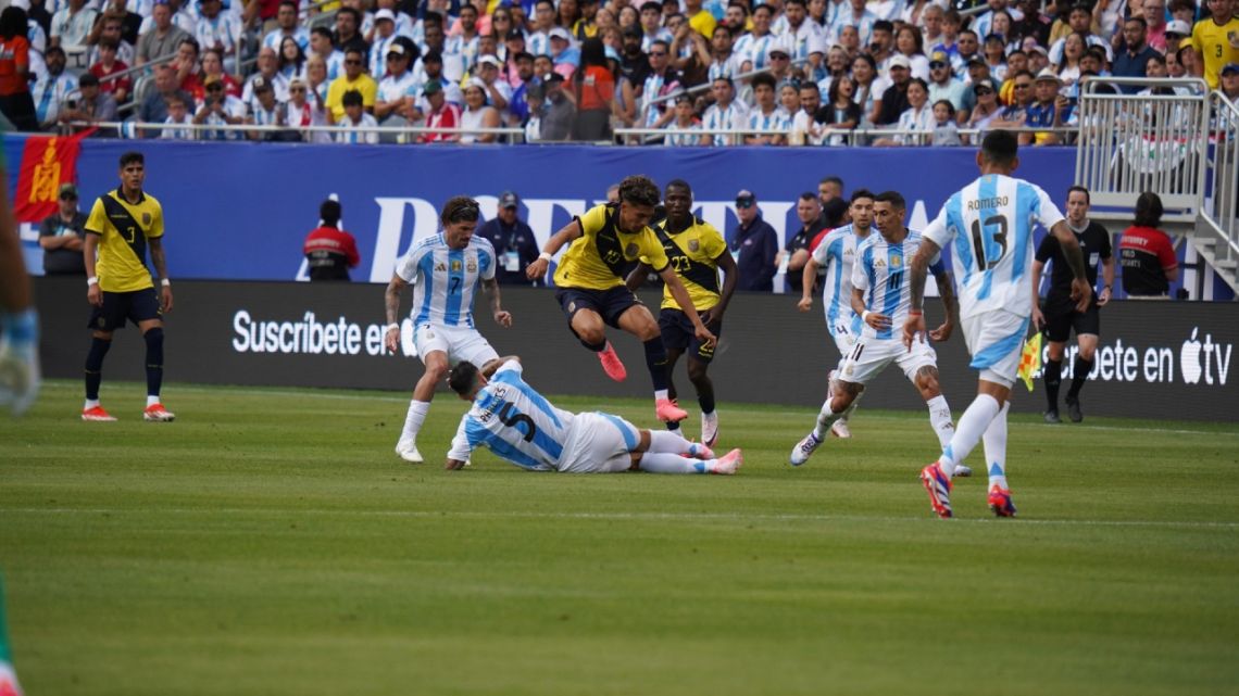 La Scaloneta volvió al ruedo con un triunfo por 1 a 0 ante Ecuador en un amistoso previo a la Copa América