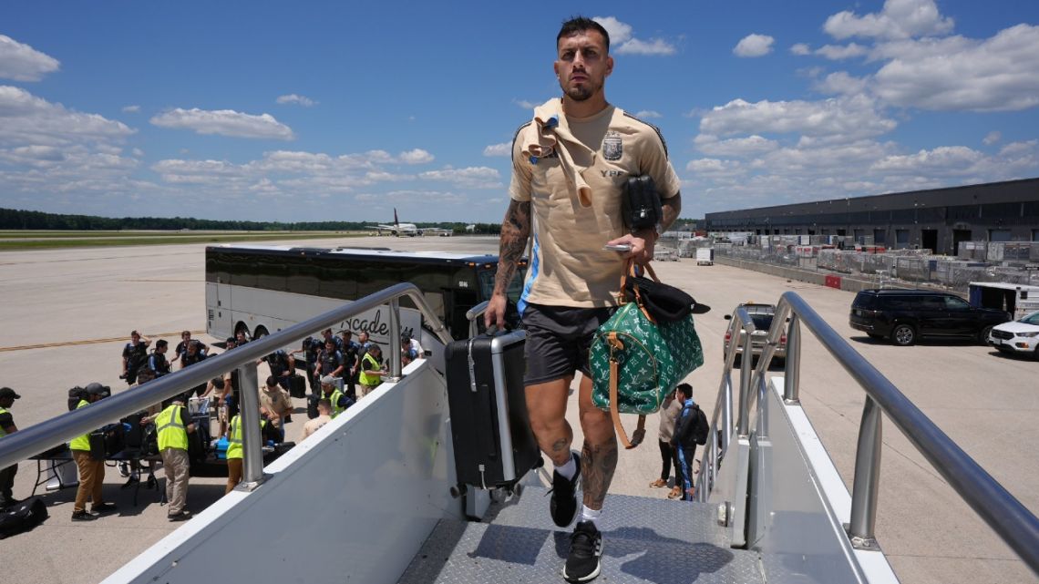 La Selección Argentina ya llegó Atlanta y se ilusiona con conquistar la Copa América