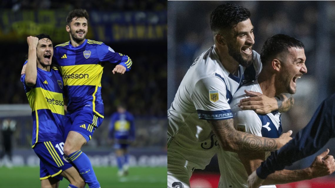 Boca y Vélez se miden en un atractivo encuentro de la Liga Profesional: horario, TV y formaciones