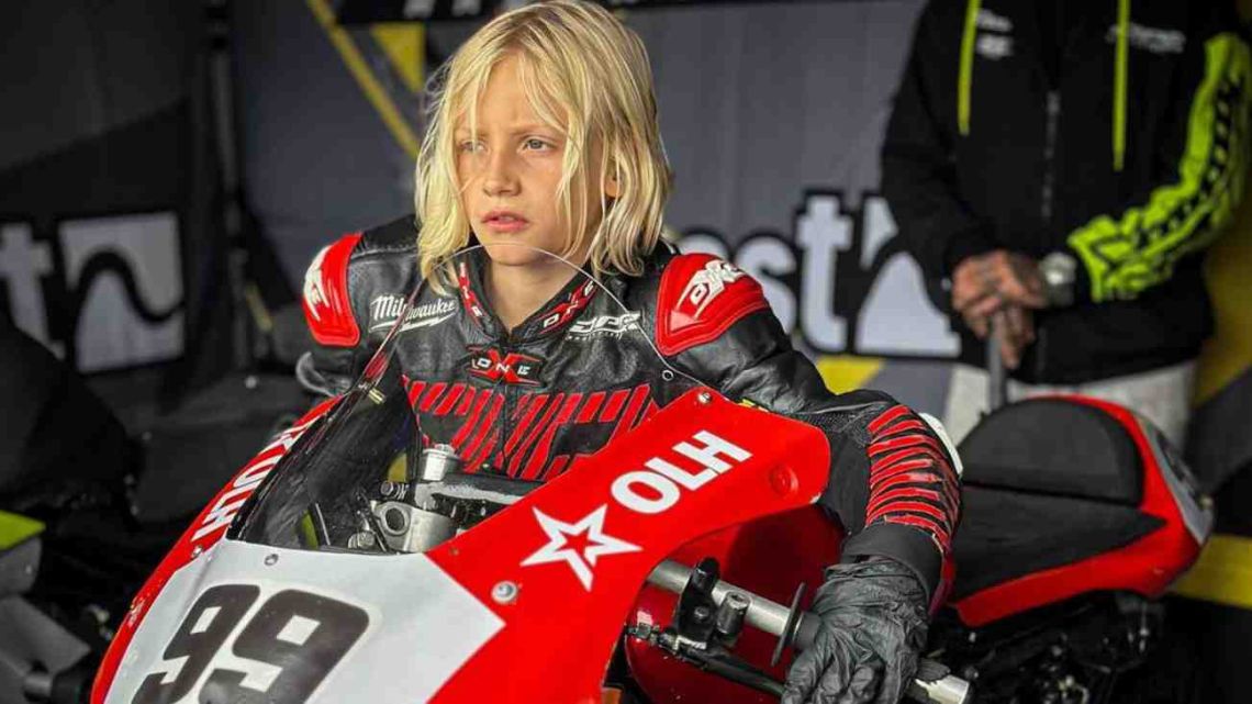 Lorenzo Somaschini, el piloto argentino de 9 años, sufrió un grave accidente en moto