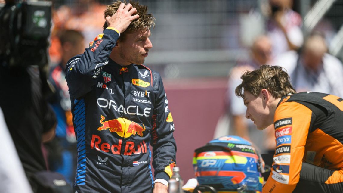 Verstappen ganó el 'Sprint' sabatino y "ya se peina" para el Gran Premio de Austria