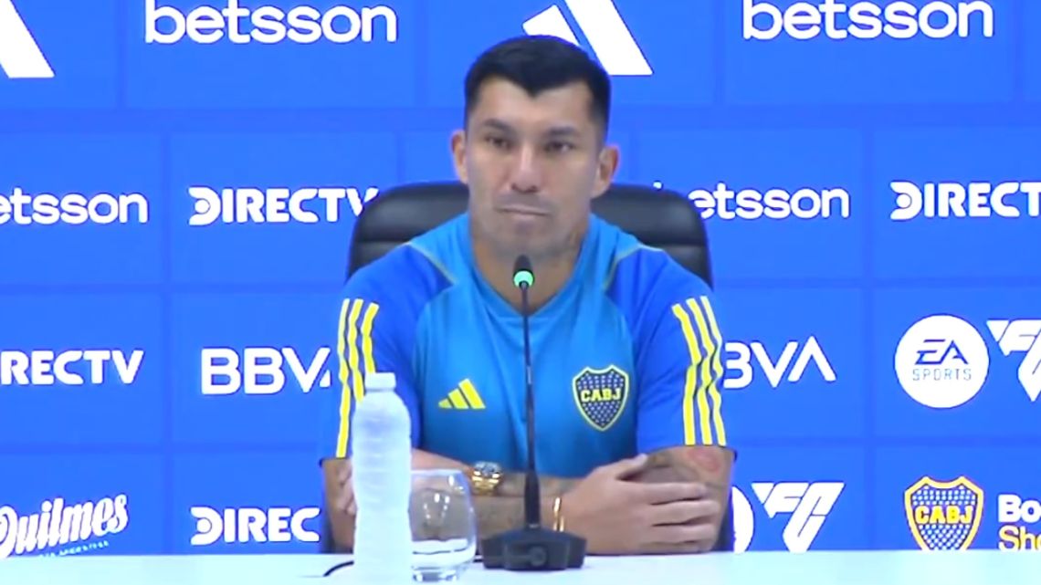 Gary Medel luego de su presentación como refuerzo de Boca: "Quién no va a querer venir a disfrutar en este gran club"