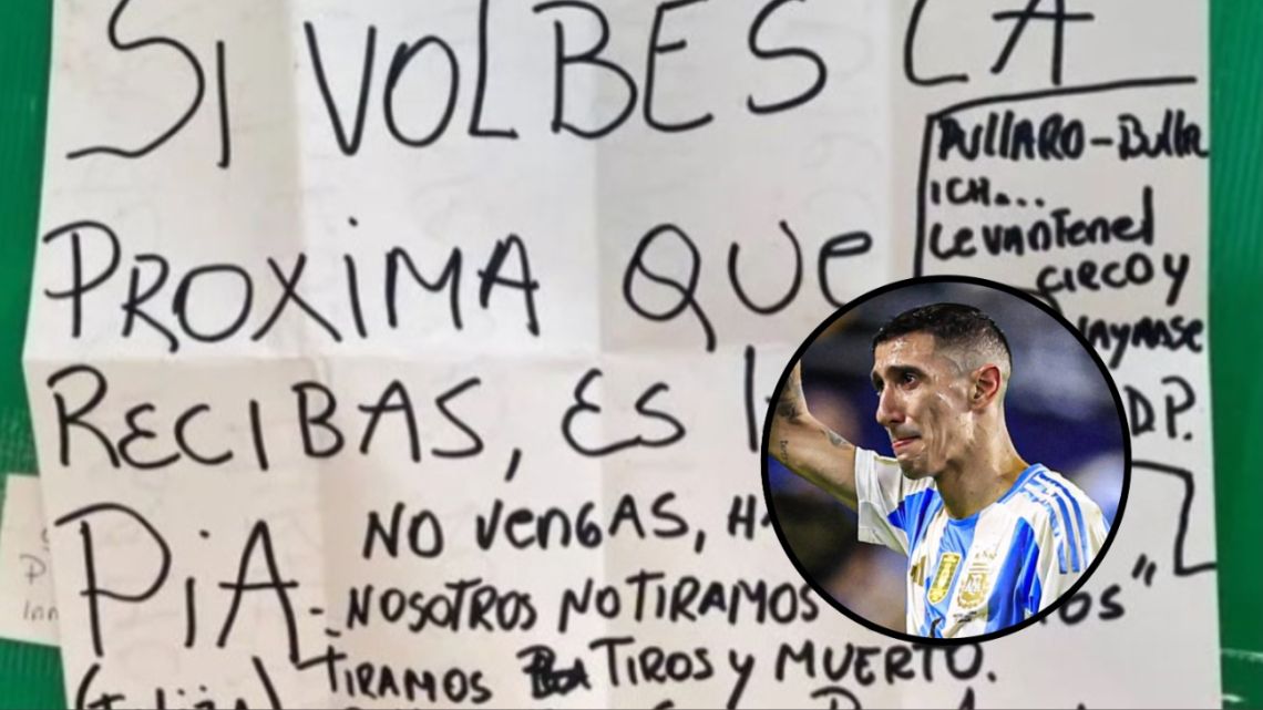 Di María reveló detalles de las amenazas que recibió en Rosario: “Dejaron la cabeza de un chancho con una bala en la frente”