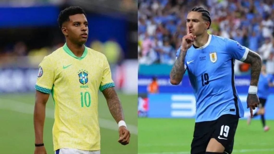 En un partido de alto voltaje, Uruguay y Brasil buscan un lugar en las semis de la Copa América: hora, TV y formaciones
