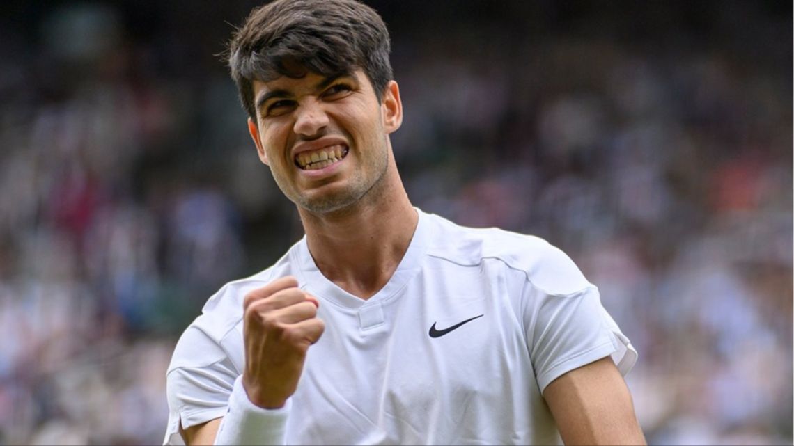 Wimbledon: Carlos Alcaraz gritó campeón tras vencer a Novak Djokovic