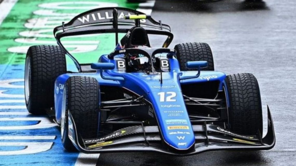 Producto de una fuerte lluvia, Franco Colapinto quedó quinto en el Sprint de Silverstone