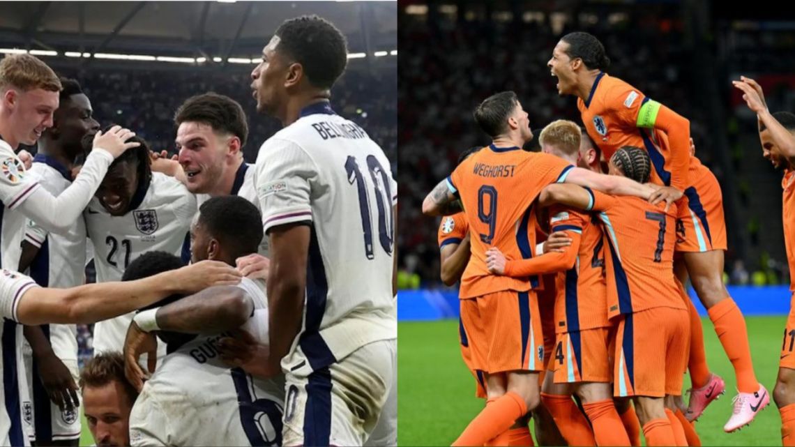 Inglaterra y Países Bajos buscan meterse en la gran final de la Eurocopa: horario, TV y formaciones