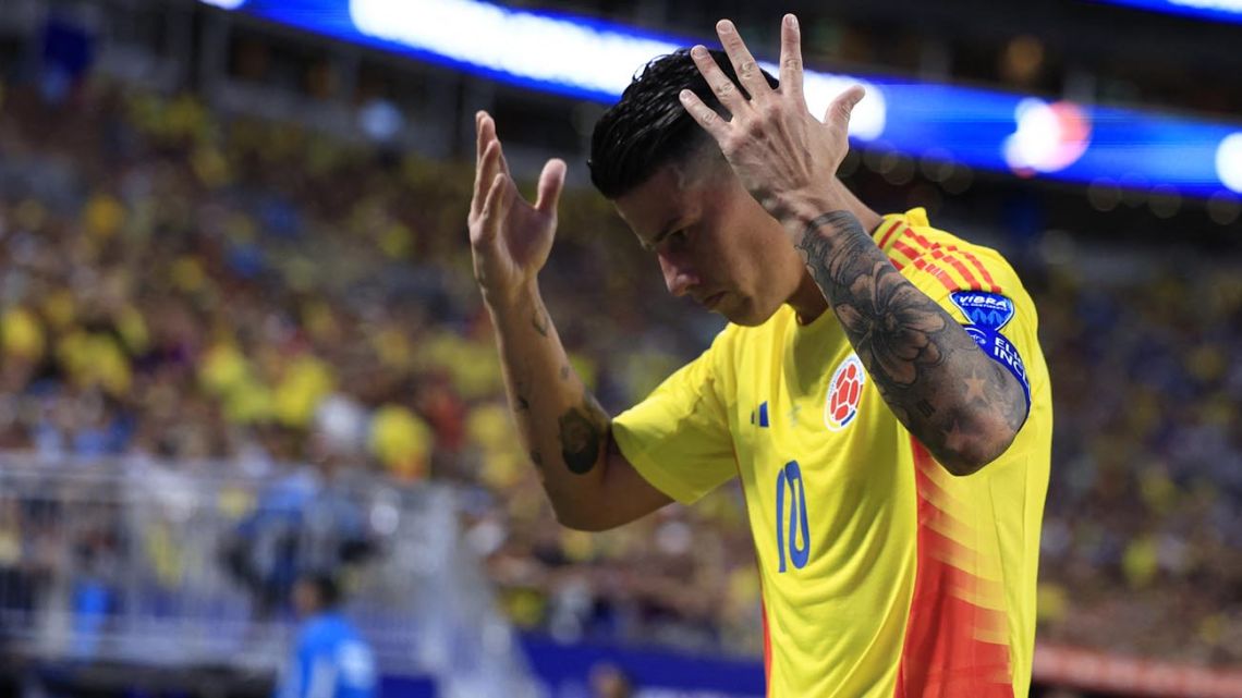 James Rodríguez, el mago que busca robarle el bicampeonato a la Argentina