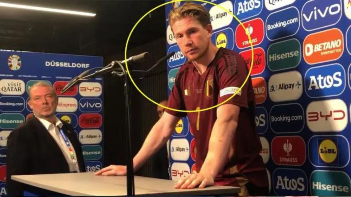 Eurocopa: Kevin De Bruyne se enojó por una pregunta y le dijo "estúpido" a un periodista