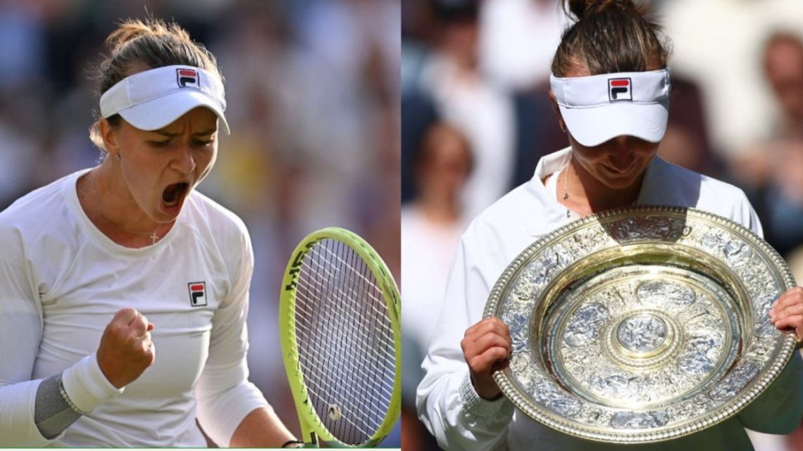 Nueva reina de Londres: Barbora Krejcikova se coronó campeona de Wimbledon por primera vez en su carrera
