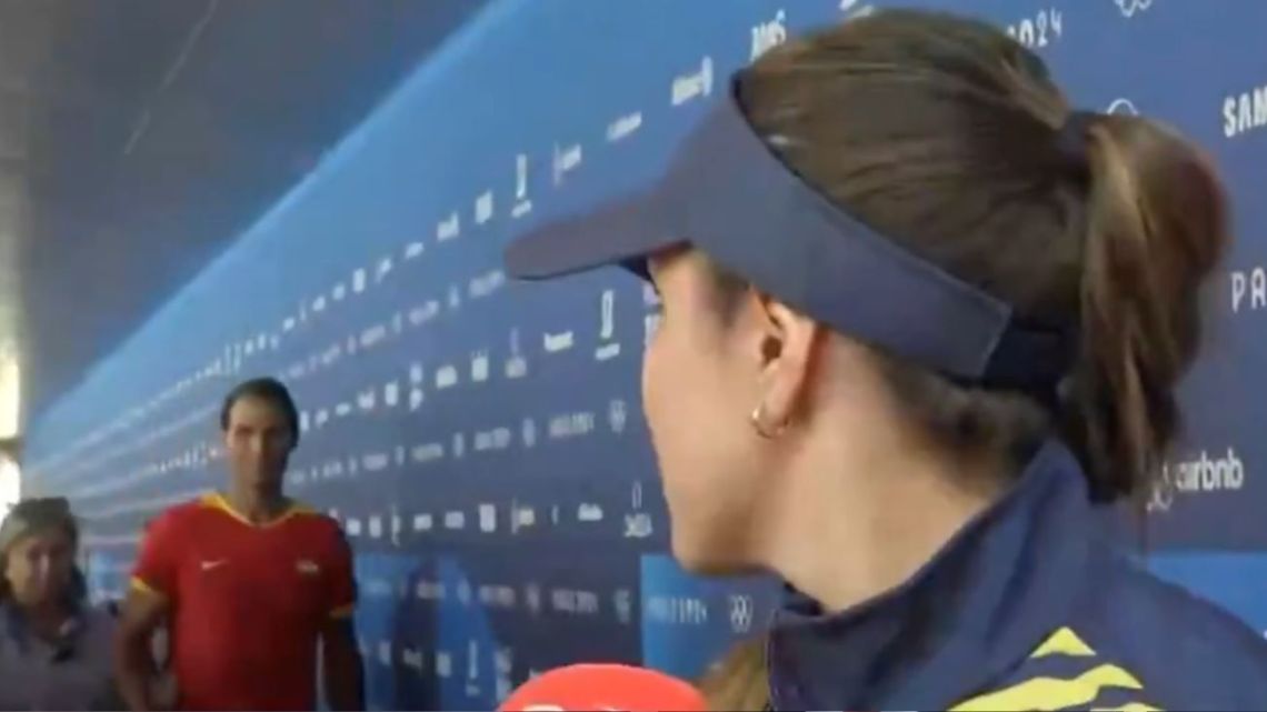 La desopilante reacción de una tenista colombiana cuando vio a Rafael Nadal: "Está como enojadito"