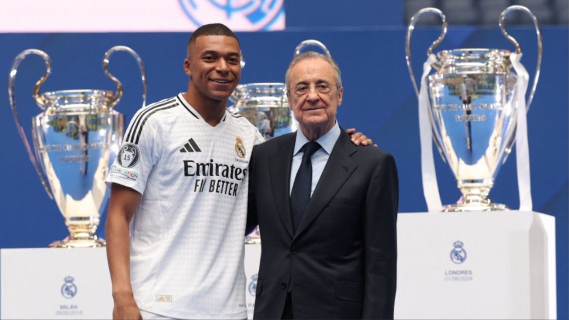Mbappé fue presentado en el Real Madrid ante una multitud: "Desde niño tuve este sueño"