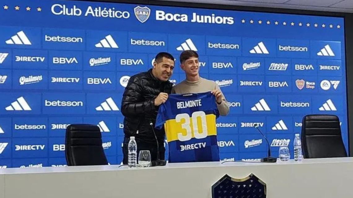 Boca presentó a Tomás Belmonte: "Vestir esta camiseta es un gran orgullo"