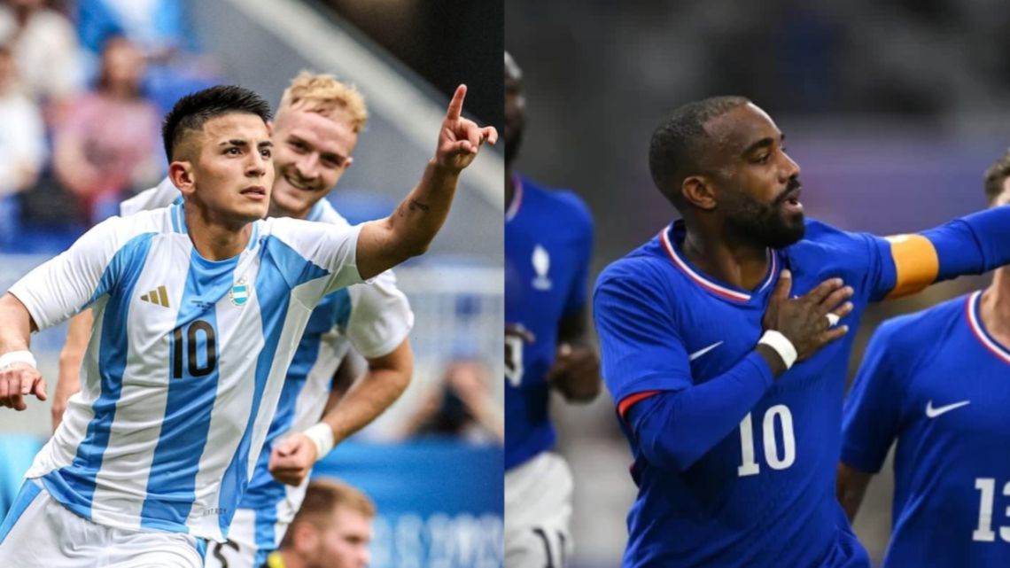 La Selección Argentina se mide con Francia por los cuartos de los Juegos Olímpicos 2024: horario, TV y formaciones