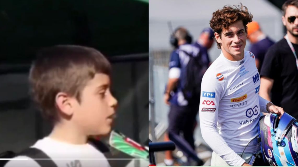 Su sueño de correr en Fórmula 1 se cumplió: el video viral de Franco Colapinto cuando era tan solo un niño