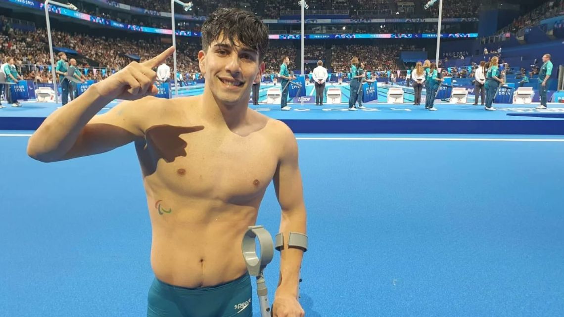 Iñaki Basiloff logró el primer oro para la Argentina en los Juegos Paralímpicos 2024