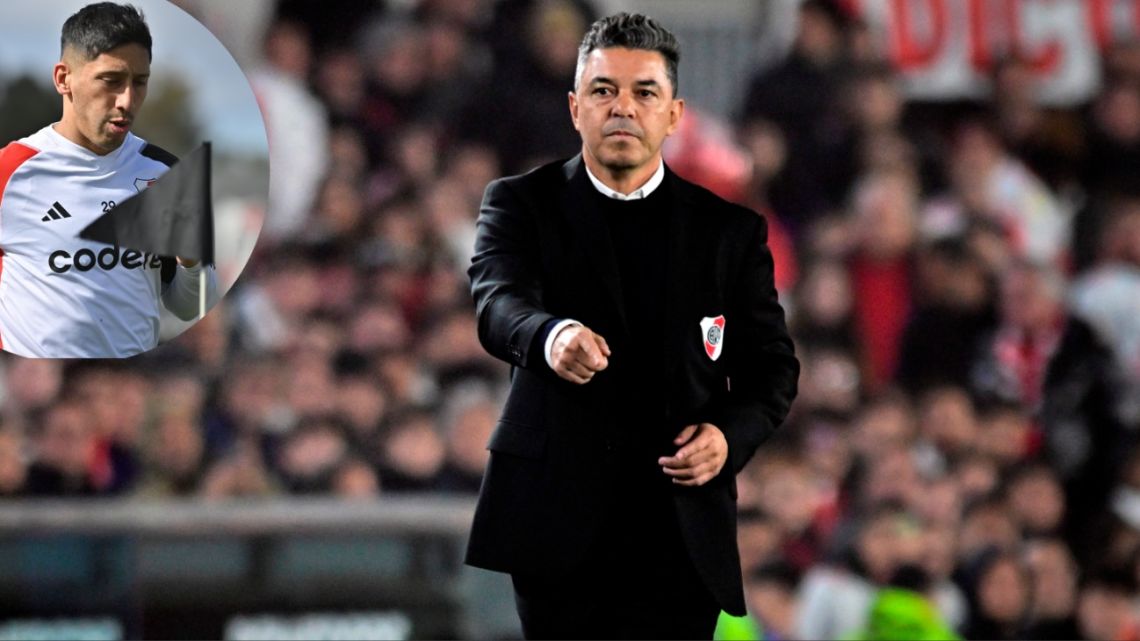 Marcelo Gallardo afronta un problema en River: Aliendro estará afuera por un mes por lesión
