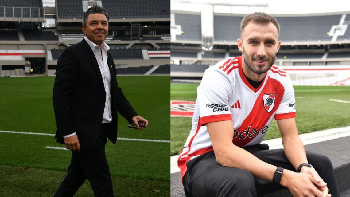 Mundo River: Gallardo puso manos a la obra con Pezzella y se suma Meza