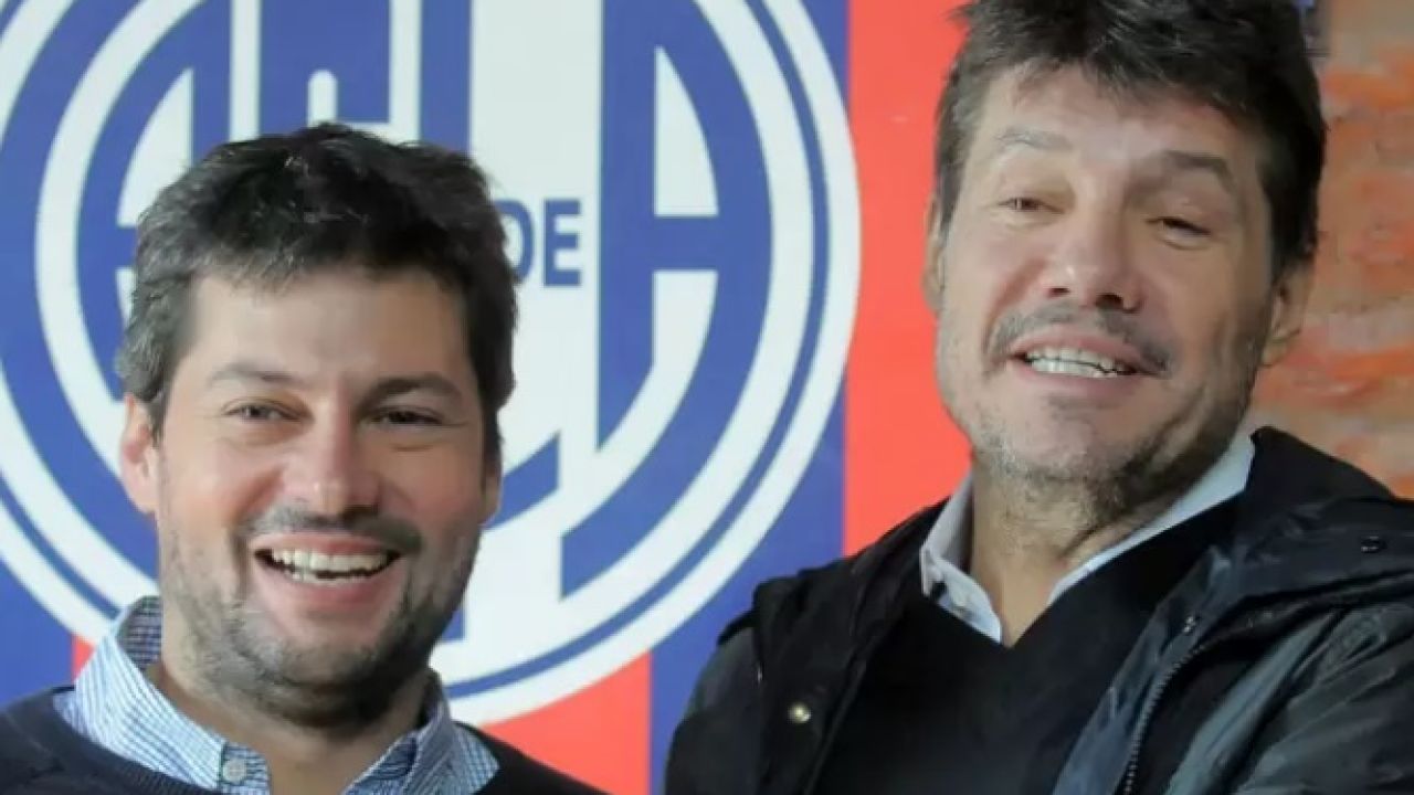 Marcelo Tinelli y Matias Lammens