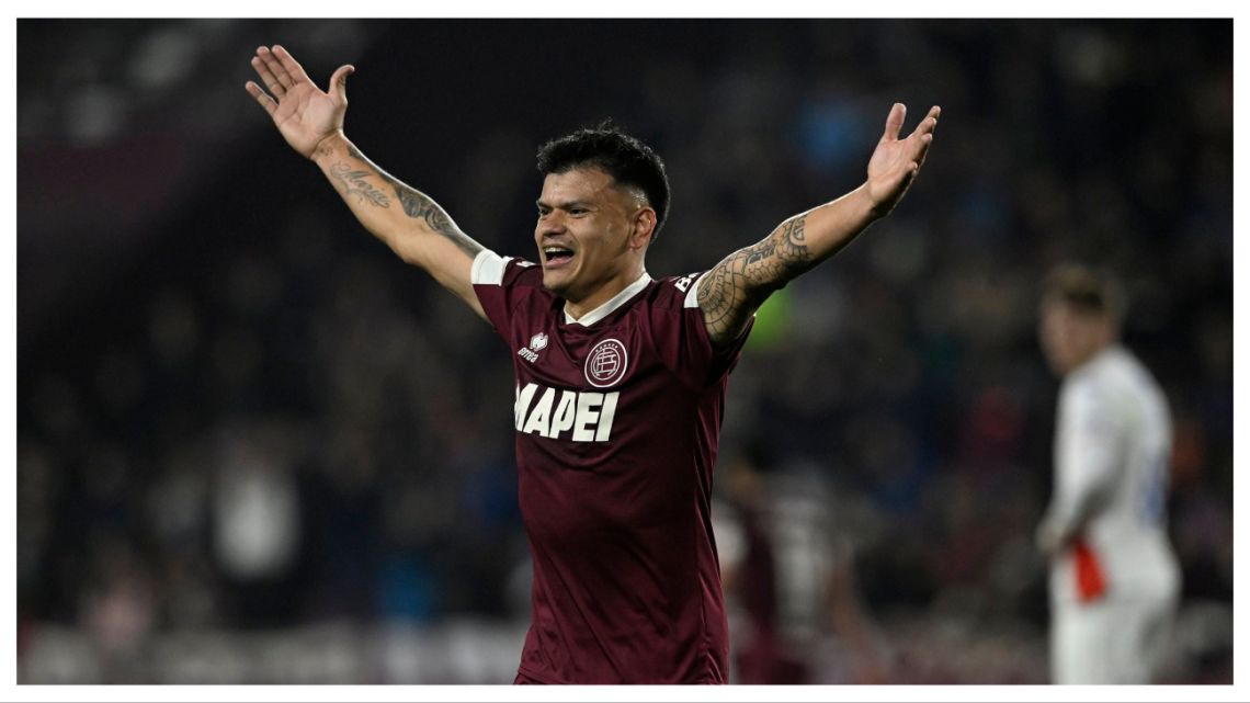 Walter Bou convirtió un golazo de chilena para el triunfo de Lanús y lo postulan para el Premio Puskas