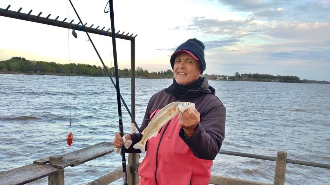 El pejerrey batalla con los descarnadores en las costas platenses