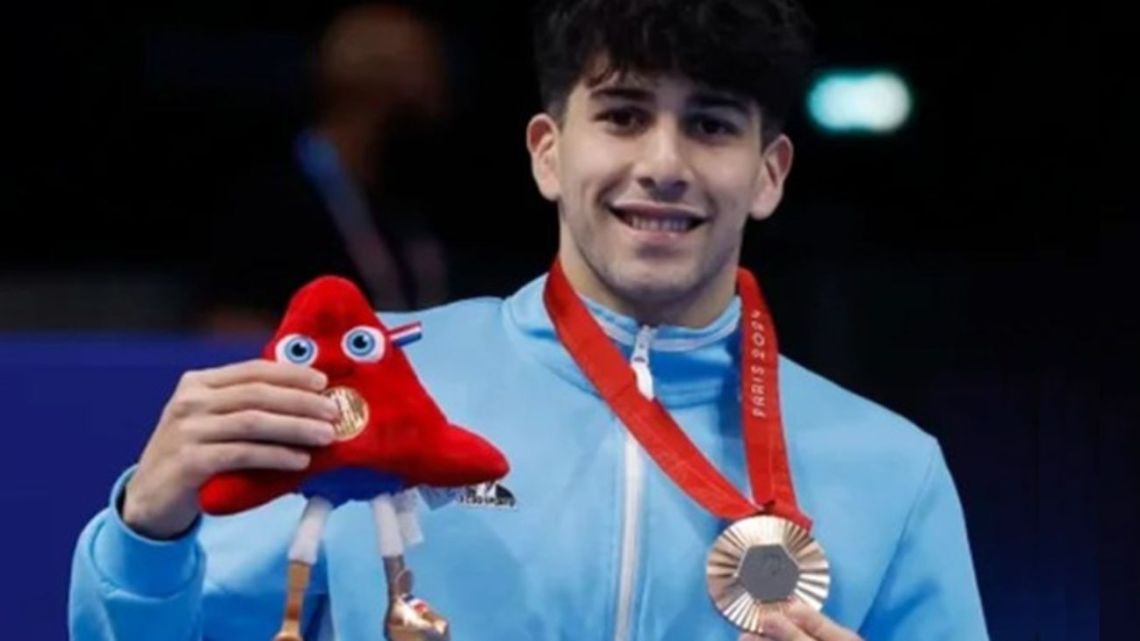 Histórico: el argentino Iñaki Basiloff ganó otra medalla en los Juegos Paralímpicos