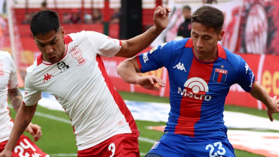 Huracán perdió ante Tigre y cedió terreno en la pelea por la punta del campeonato