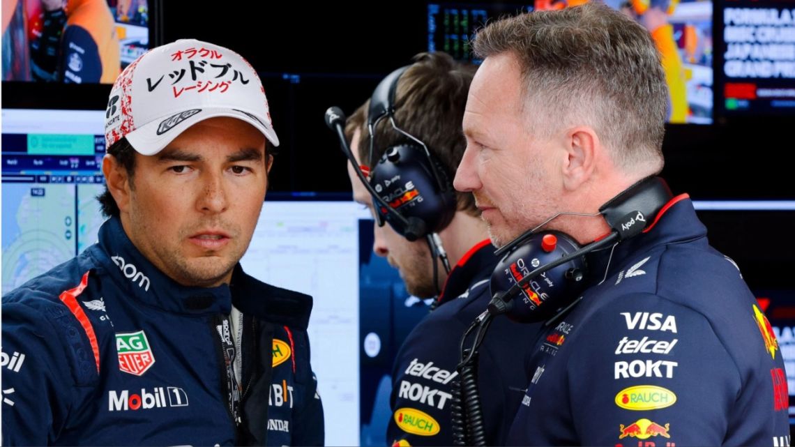 El director de Red Bull habló del futuro del Checo Pérez y le abrió la puerta a Colapinto