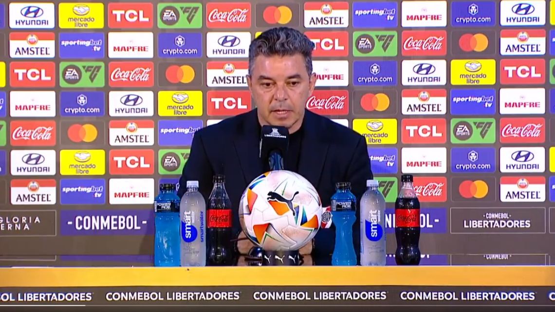 Marcelo Gallardo tras la eliminación en la Copa Libertadores: "Lamentablemente el gol no se nos dio"