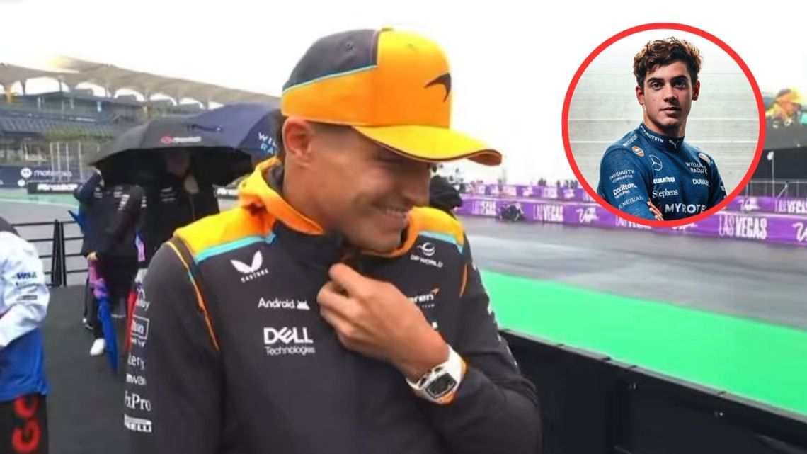Norris habló sobre el aliento de la gente en Brasil: "No es por mi, es por Colapinto"