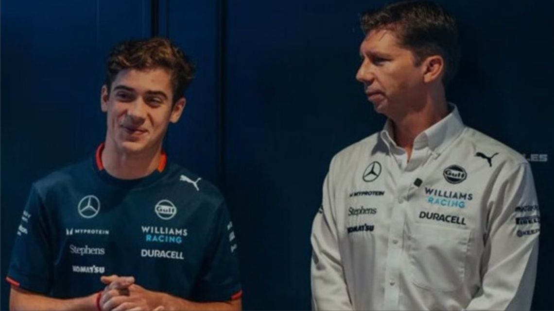 Franco Colapinto no se despega de la Fórmula 1: el plan del jefe de Williams para relanzar al piloto argentino