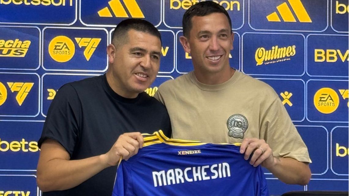 La emoción de Marchesín tras ser presentado en Boca: "Voy a defender esta oportunidad como un hincha"