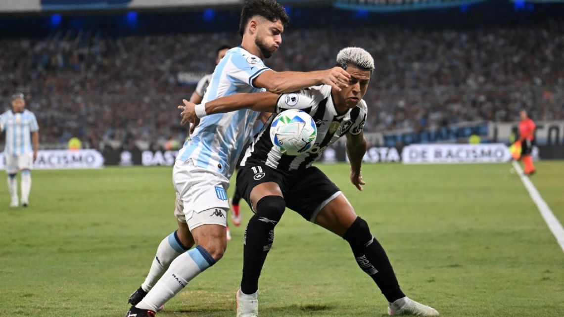 La IA reveló el pronóstico para el partido de vuelta entre Botafogo y Racing por la Recopa Sudamericana