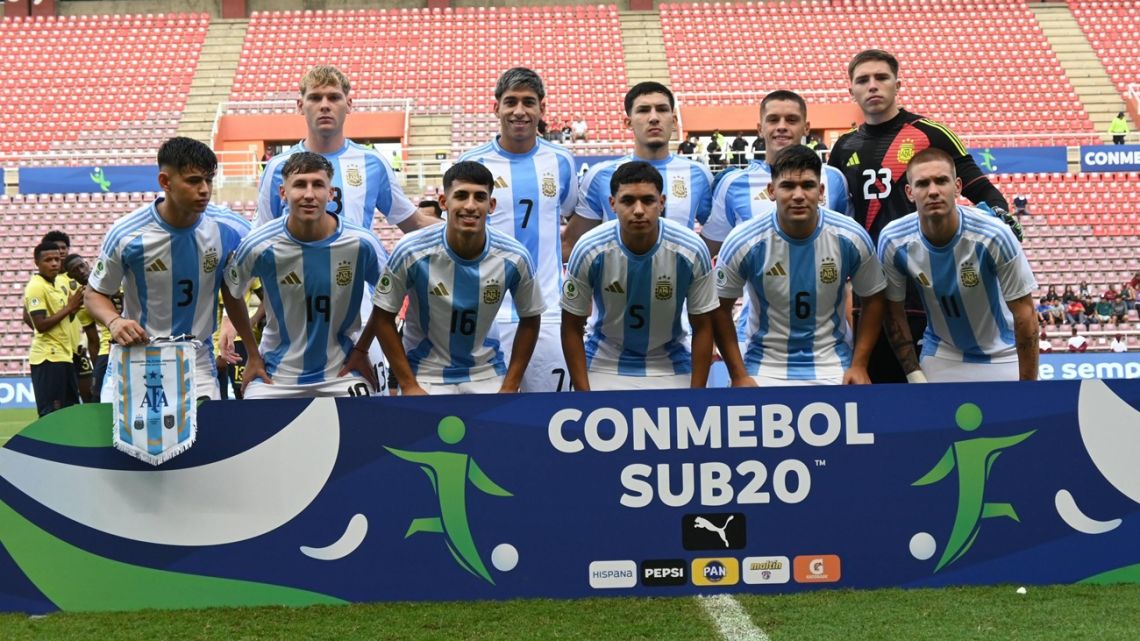 Argentina Sub-20 empató ante Ecuador y buscará la clasificación al Mundial en las finales del Sudamericano