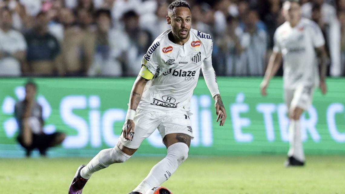 Neymar volvió a jugar en Santos: los mejores momentos de su primer partido