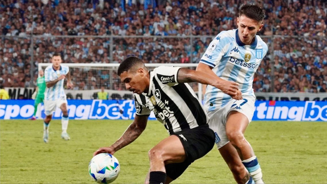 Racing define la Recopa Sudamericana frente a Botafogo: horario, TV y formaciones