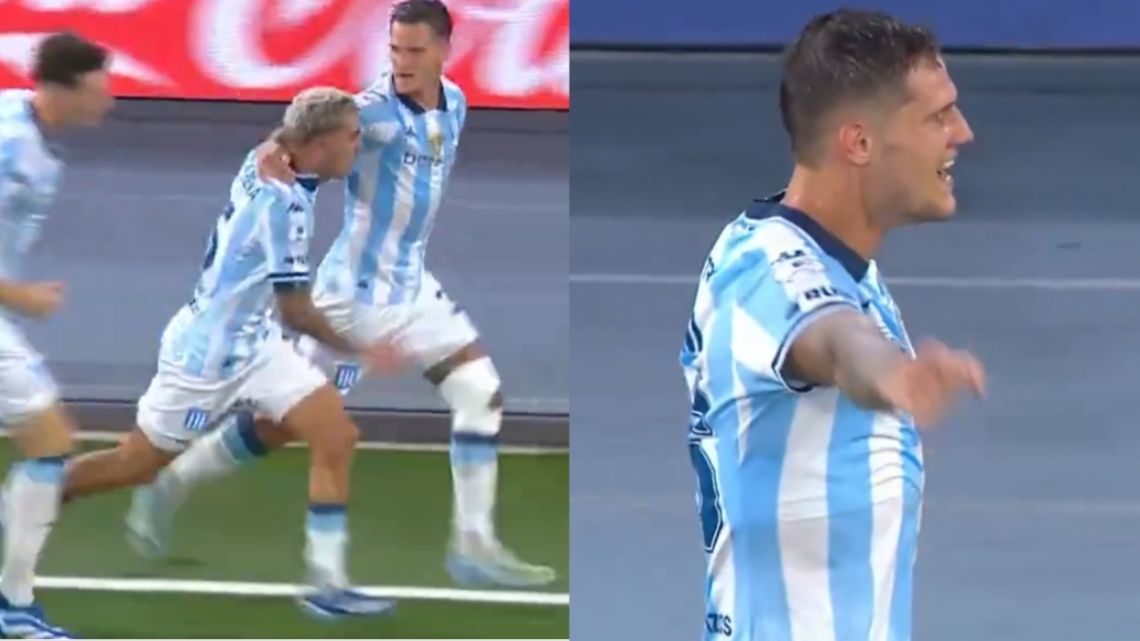 Zuculini y un golazo con olor a título: así fue el segundo gol de Racing en la Recopa Sudamericana
