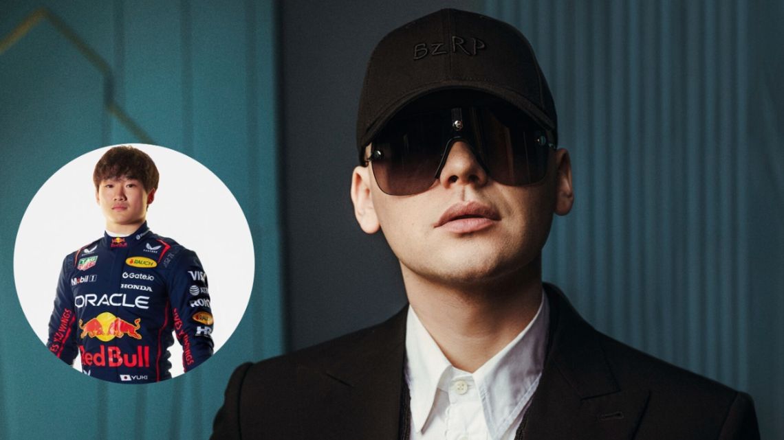 Un curioso saludo: Bizarrap felicitó a Yuki Tsunoda con una divertida publicación en redes sociales