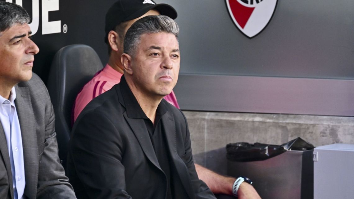 Tras la derrota de River ante Estudiantes, Gallardo bancó a sus jugadores