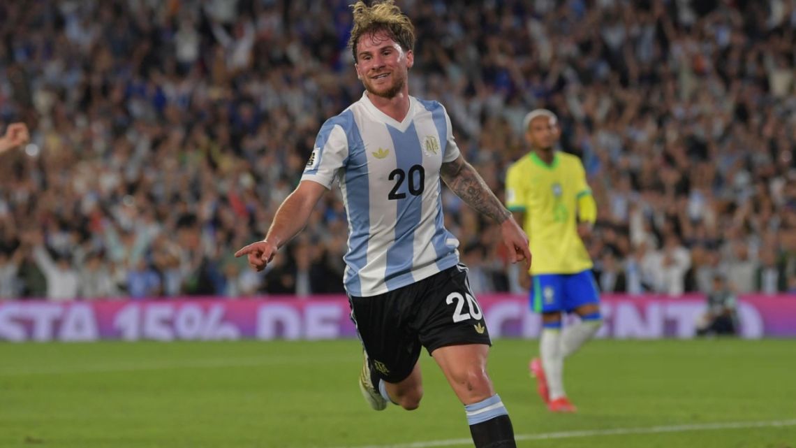 Del error del "Cuti" al tanto de Mac Allister: así fue el tercer gol de Argentina frente a Brasil