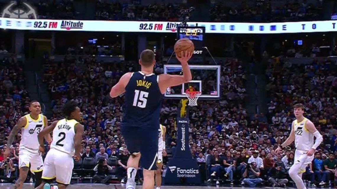 Nikola Jokic, una leyenda activa: conquistó a la NBA con un triple de fantasía y rompió un récord histórico