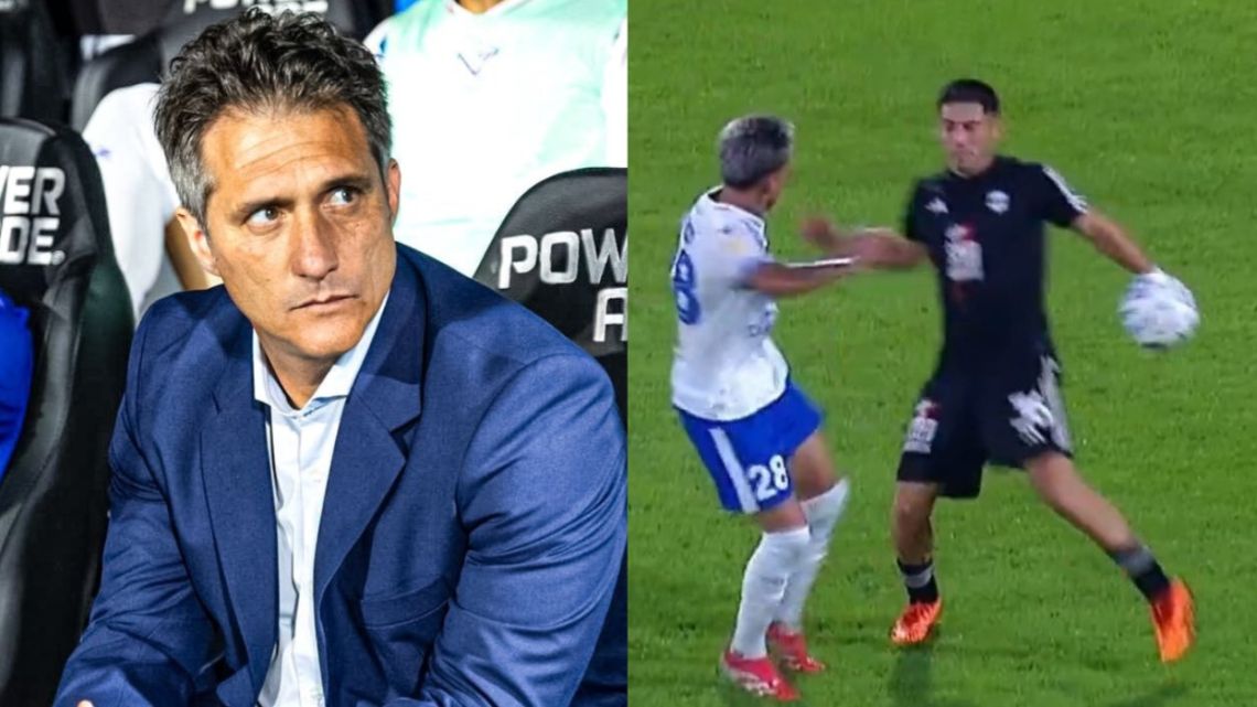 Frustrado regreso para Guillermo Barros Schelotto: mano polémica y derrota ante Riestra