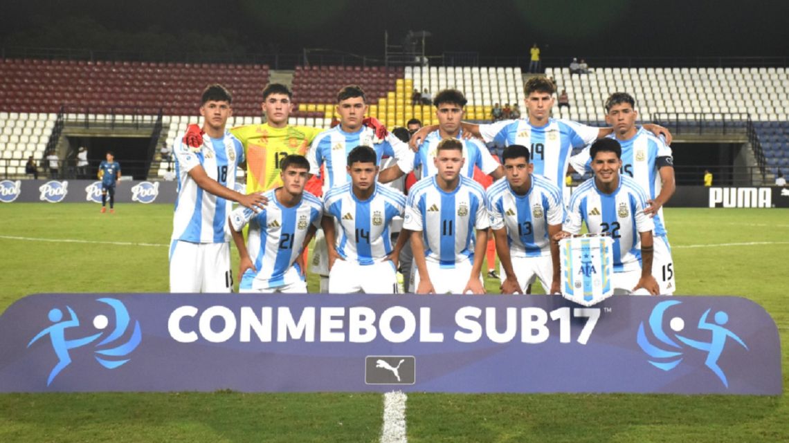 La Selección Argentina Sub-17 goleó a Paraguay y recupera terreno en el Sudamericano