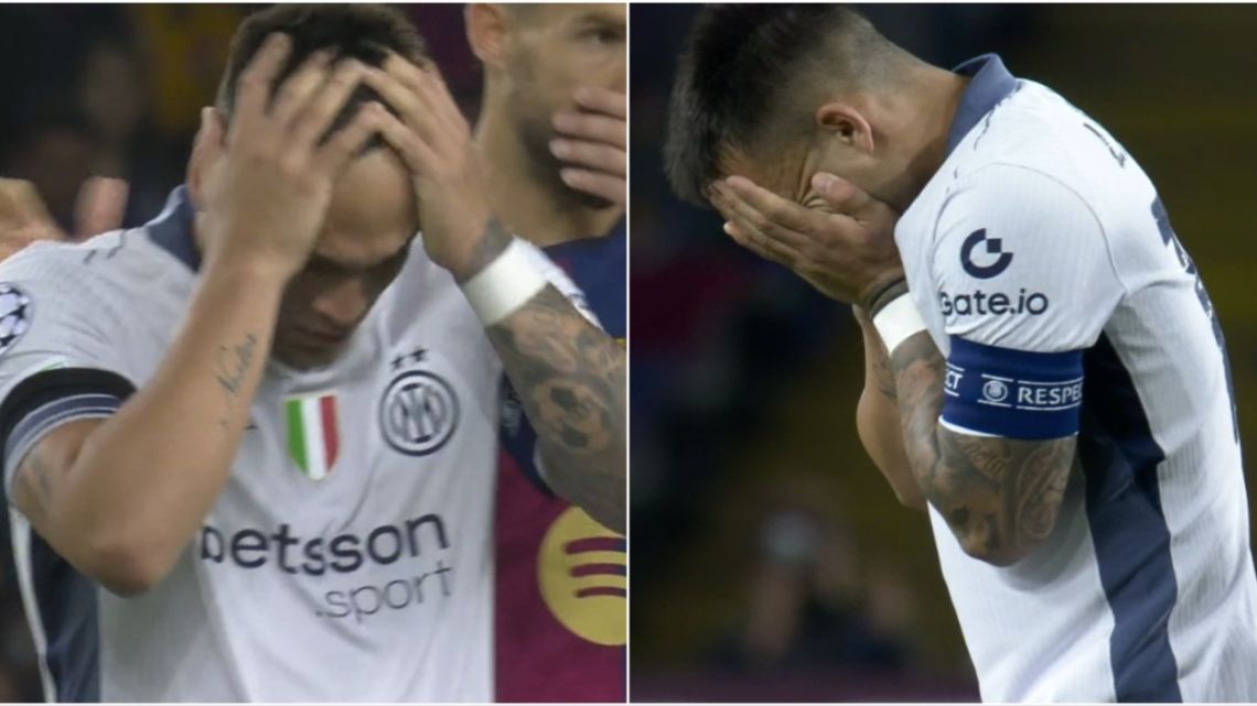 Preocupación en Italia y Argentina: Lautaro Martínez abandonó la semifinal de la Champions League por lesión