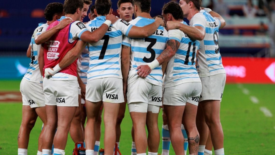 Los Pumas 7s, Bicampeones de Liga: triunfo decisivo ante Gran Bretaña y mirada en las semifinales del Seven de Singapur